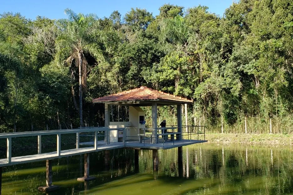 Ambiente acolhedor da Estância Moreira em São Carlos